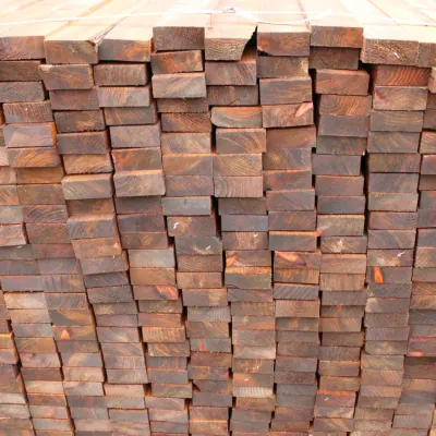 Stained Cedar Wood