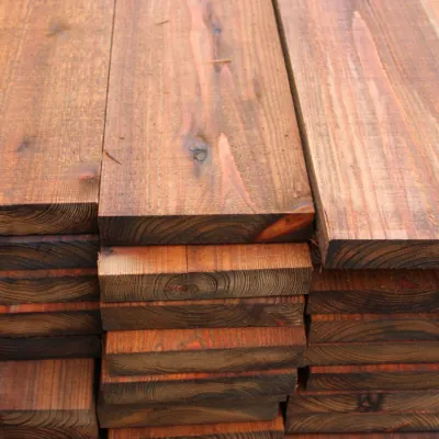Stained Cedar Wood