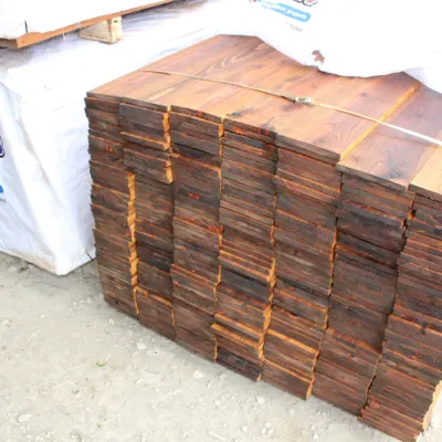 Stained Cedar Wood